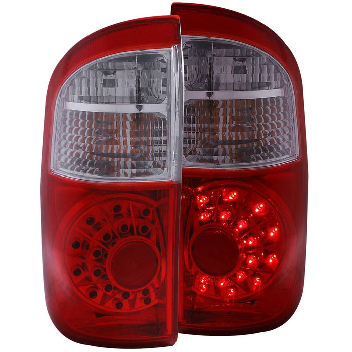 Anzo Tail Lights Chrome Red For Tundra (2000-2006)