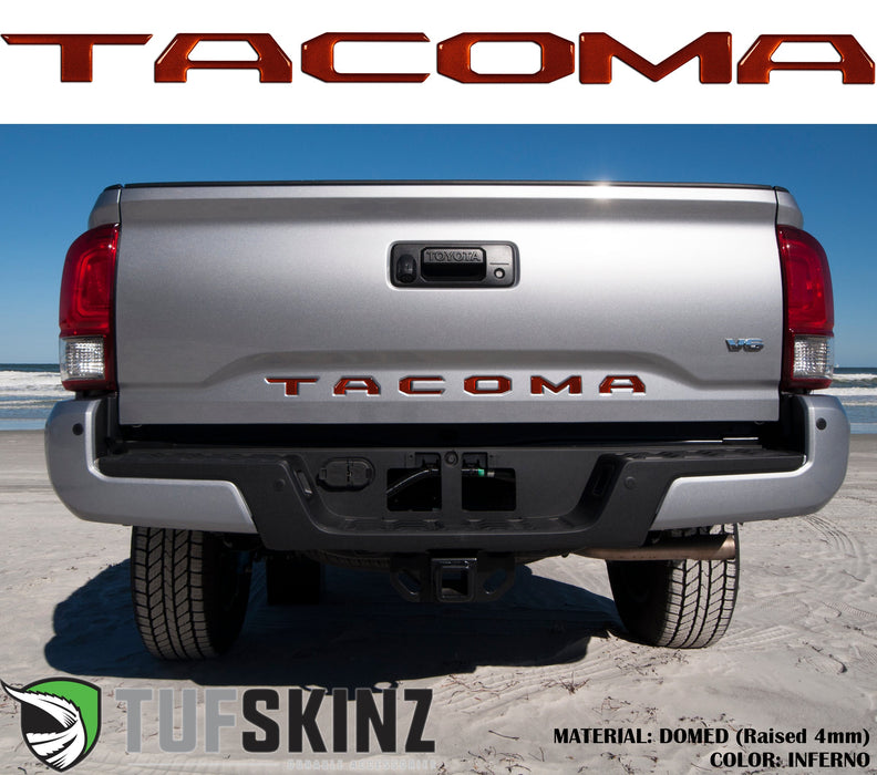 Tailgate Handle Letter Overlays Fits 2016-2023 Toyota Tacoma —